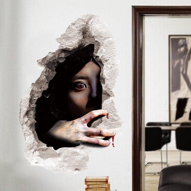 Halloween Decoration Scary Ghost Sticker