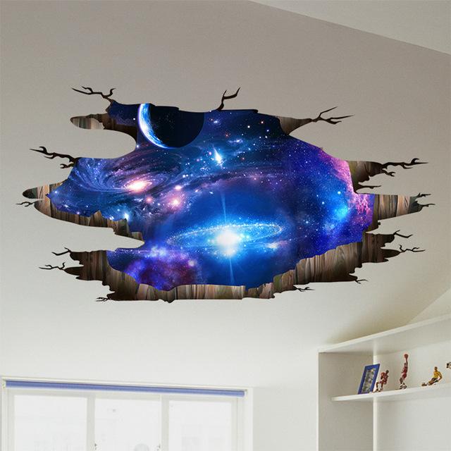 Outer Space 3D Wall Stickers