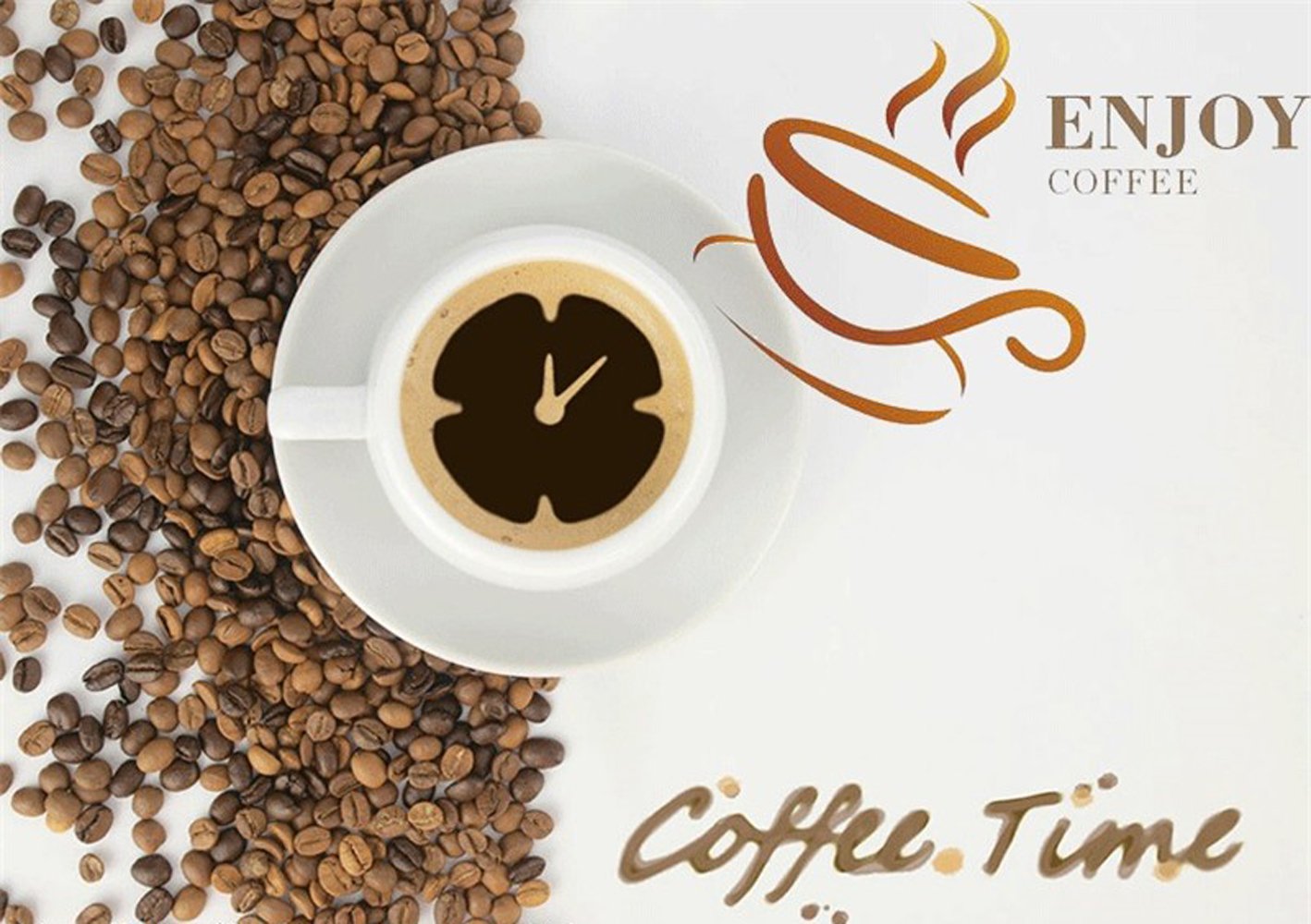 16pcs Coffee Design Stencils