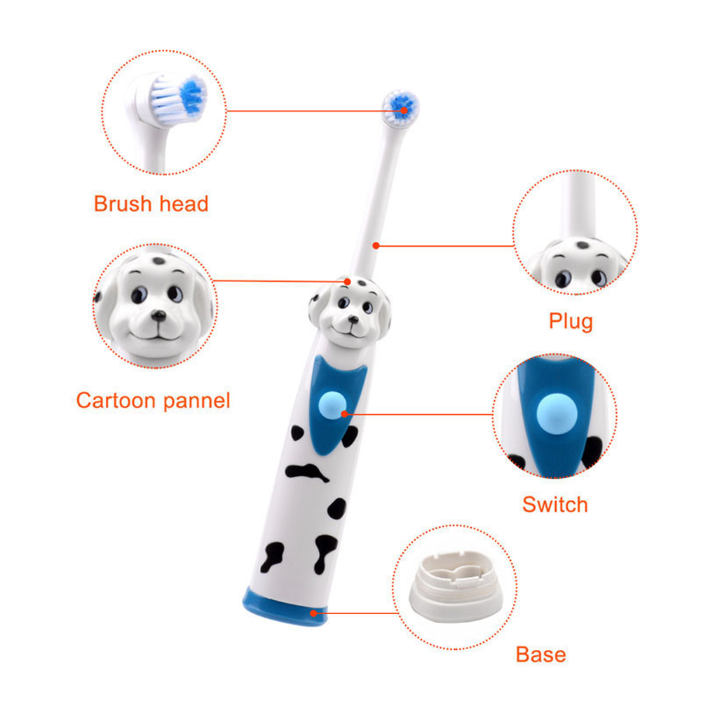 Soft Silicone Kids Training Teether Electric Toothbrush