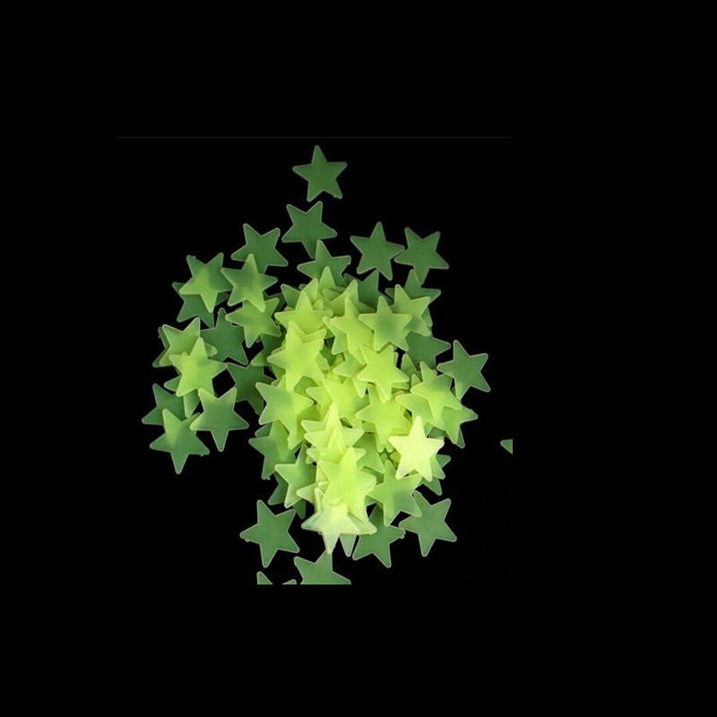 Starry Night Glow In Wall Sticker Set