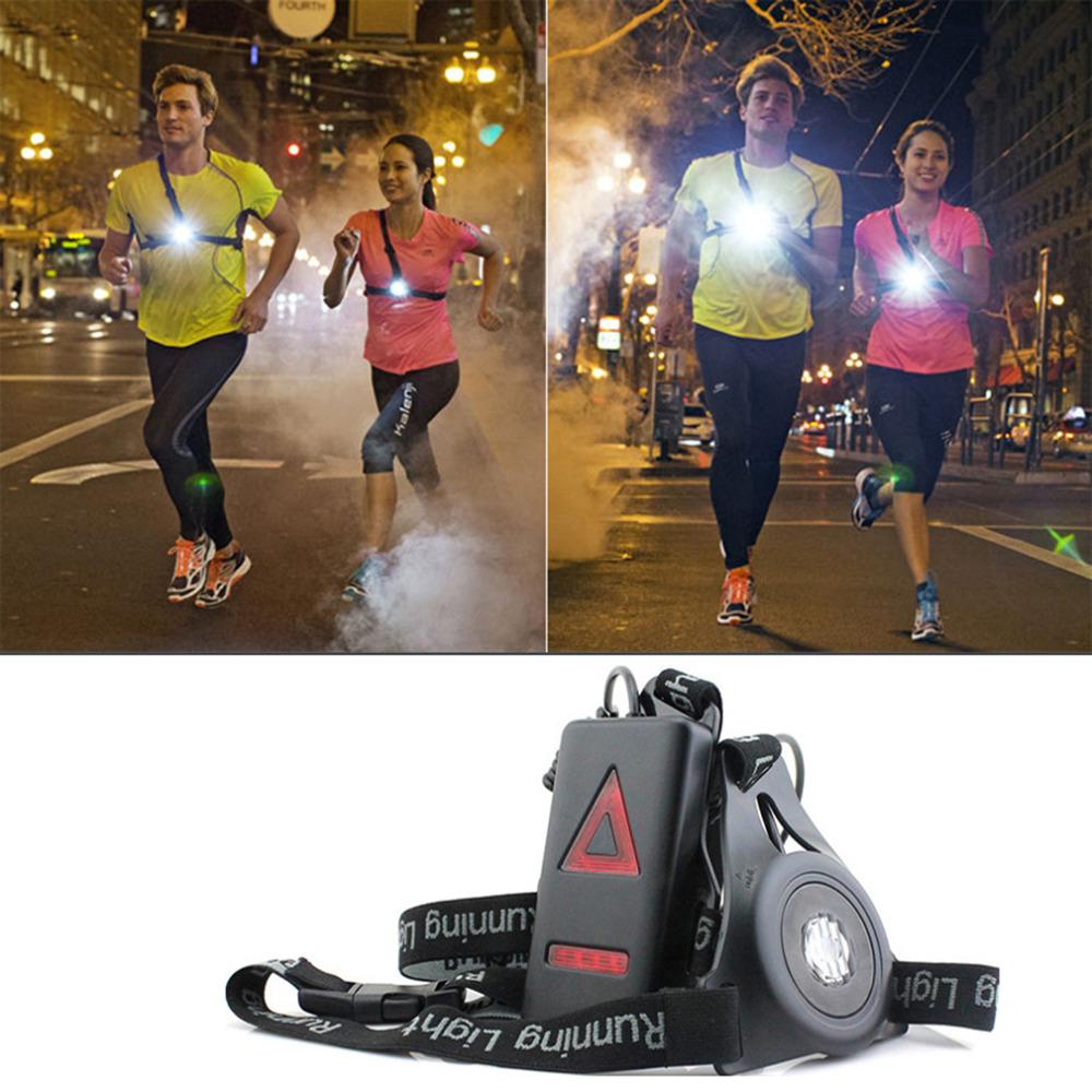 Outdoor Sport Running Chest Warning Torch Night Lights
