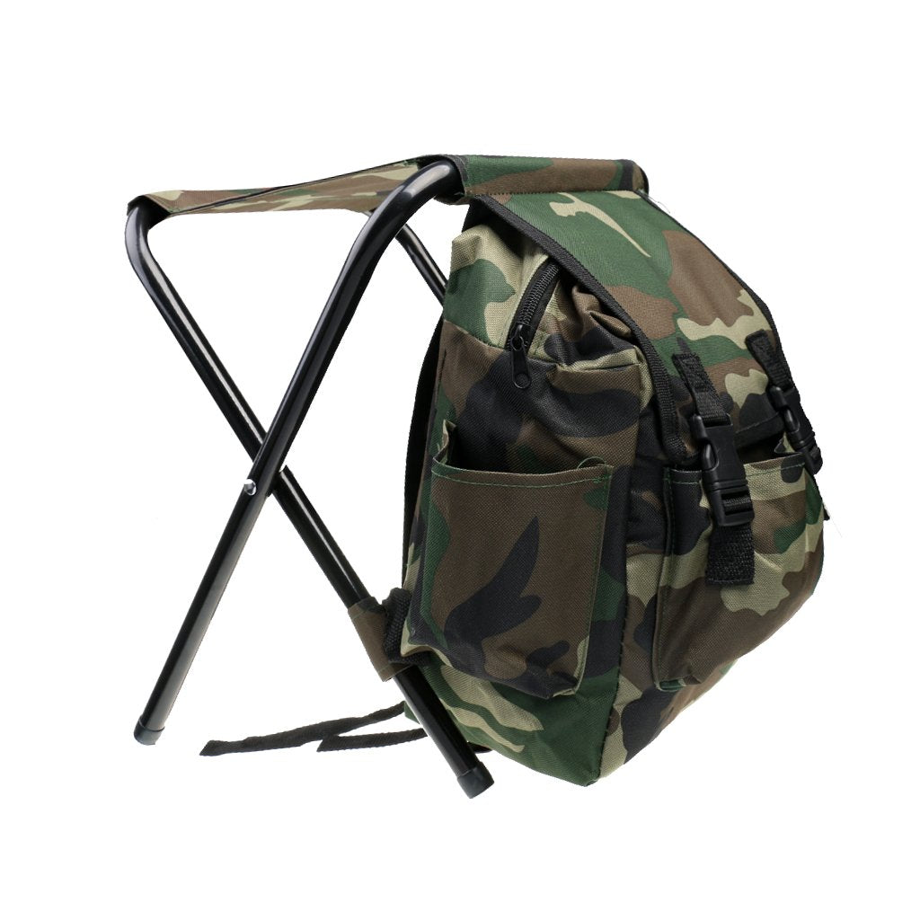 Backpack With Foldable Chair