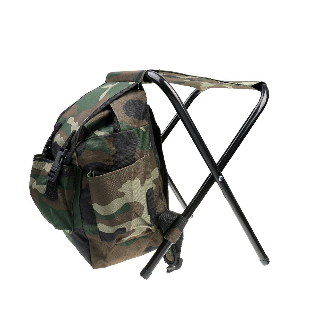 Backpack With Foldable Chair