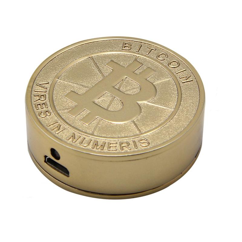 Novelty Bitcoin Electronic USB Lighters