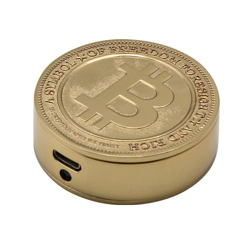 Novelty Bitcoin Electronic USB Lighters