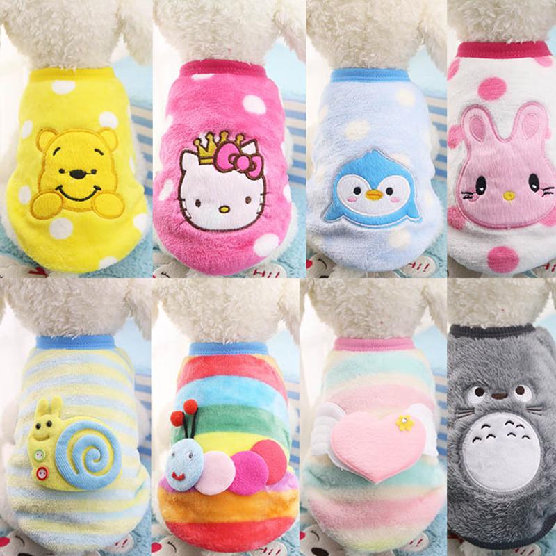 Cartoon Puppy Cats Soft Fleece Winter Jackets