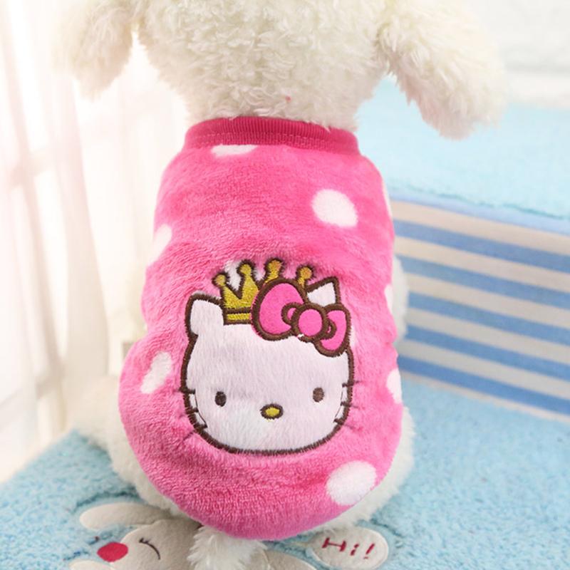Cartoon Puppy Cats Soft Fleece Winter Jackets