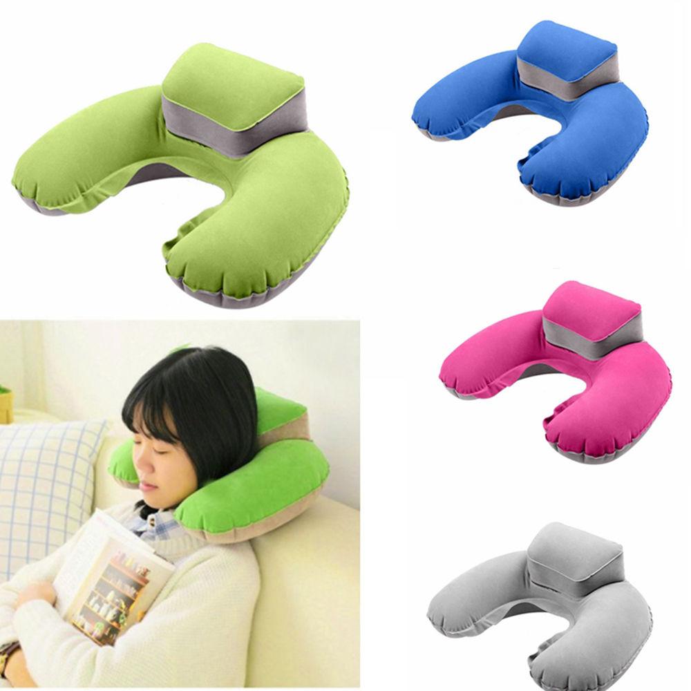 Travel Inflatable Air Blowup Neck Pillow