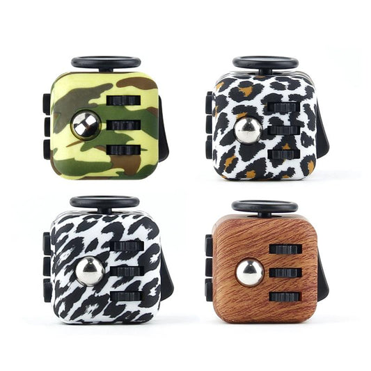 Mini Fidget Cube Camouflage Fun Stress Reliever