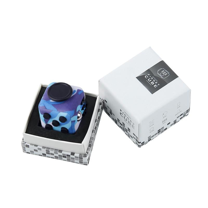 Mini Fidget Cube Camouflage Fun Stress Reliever