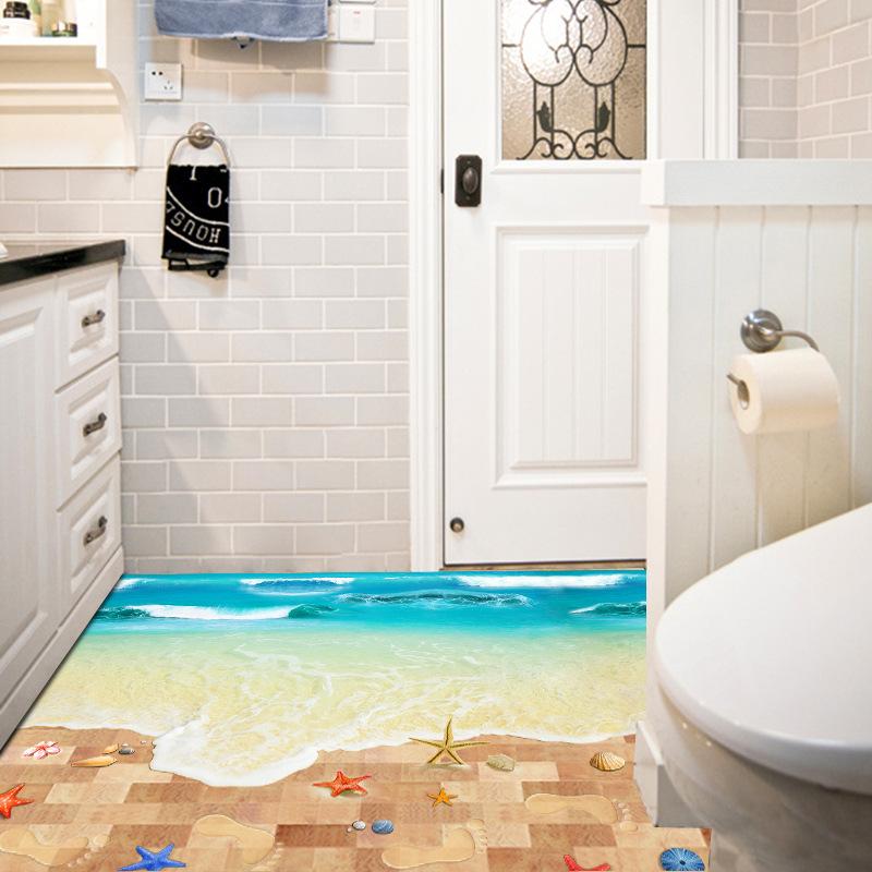 Beach Floor Decal Sticker