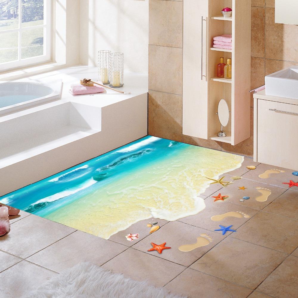 Beach Floor Decal Sticker