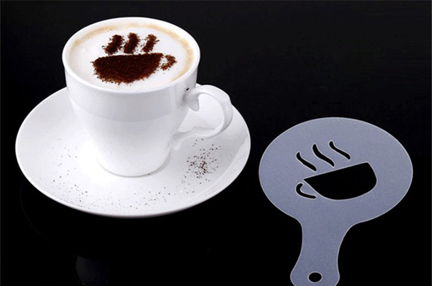 16pcs Coffee Design Stencils