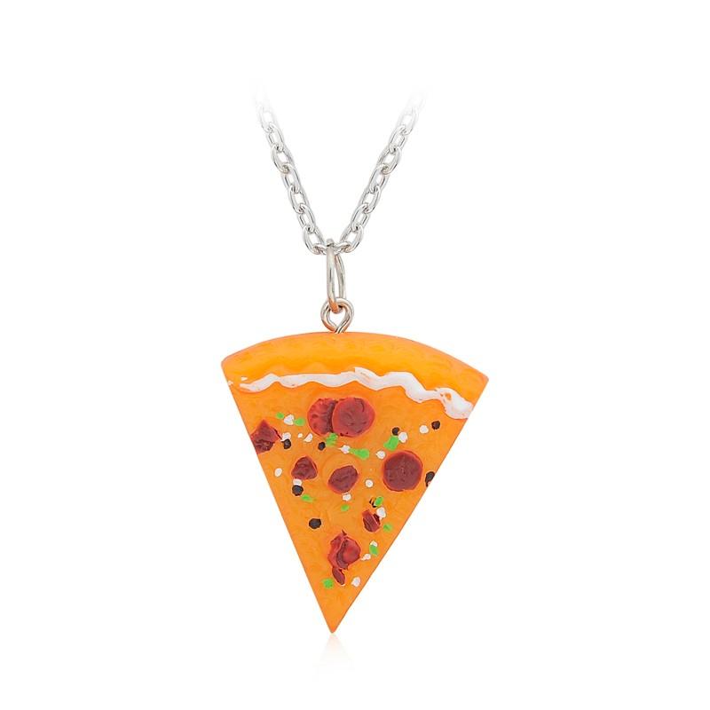 Pizza Best Friends Forever Necklace or Keychain