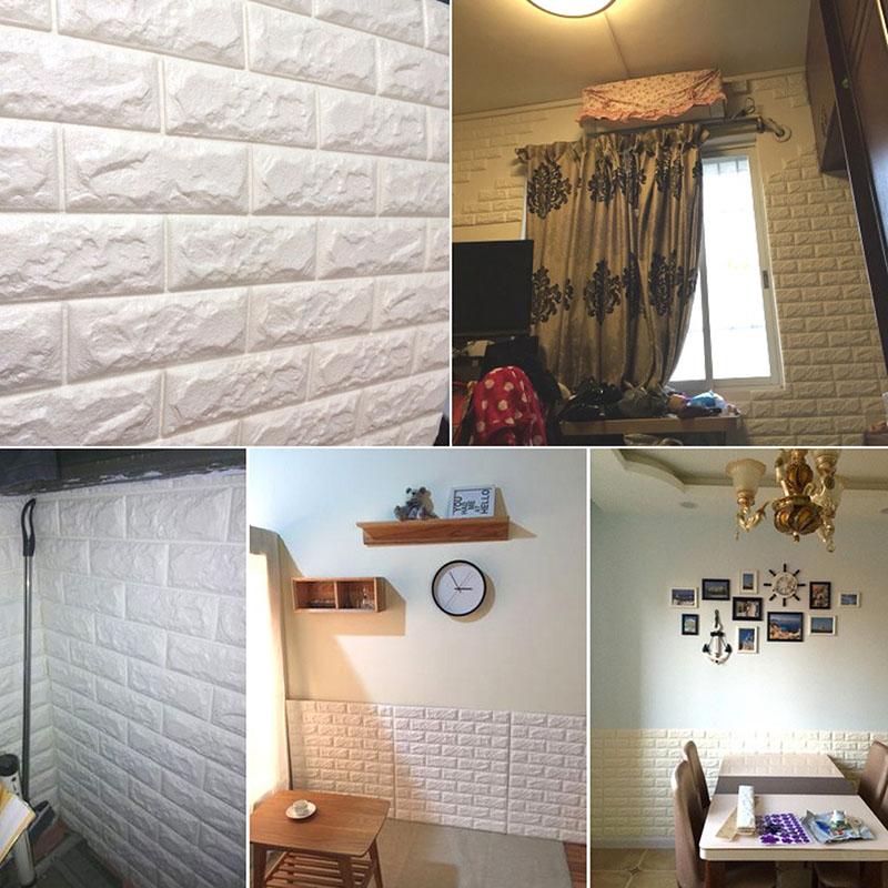 Foam 3D Brick Wall Stickers