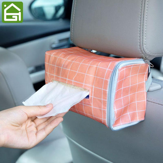Car Seat Tissue Organizer Box