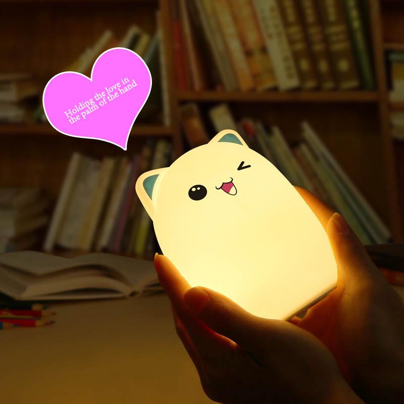 Color Cat Night Lights
