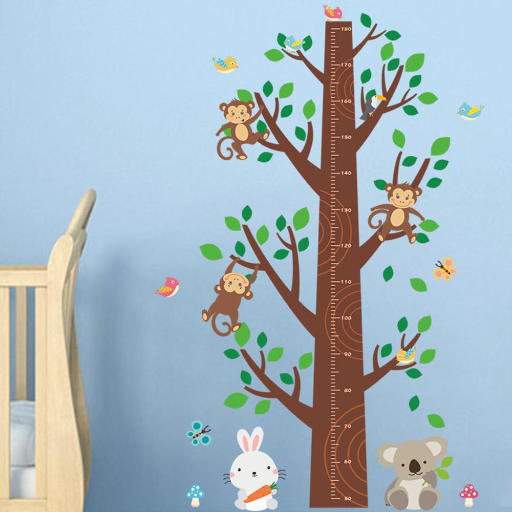 Jungle Monkey Kids Bedroom Wall Sticker