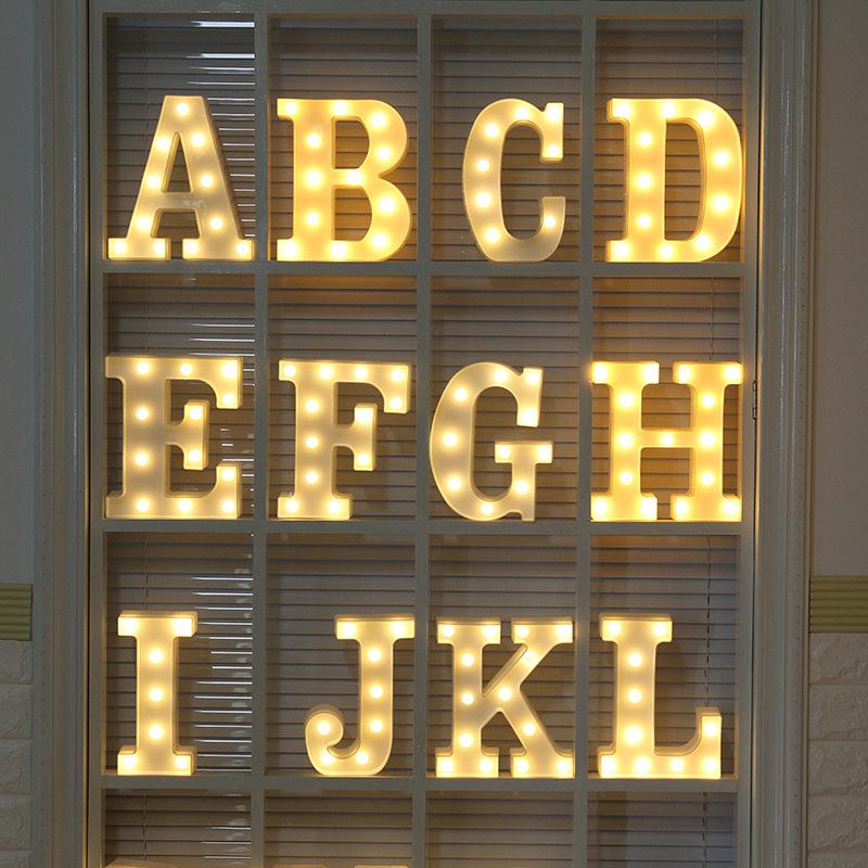 Decorative Lit Letters