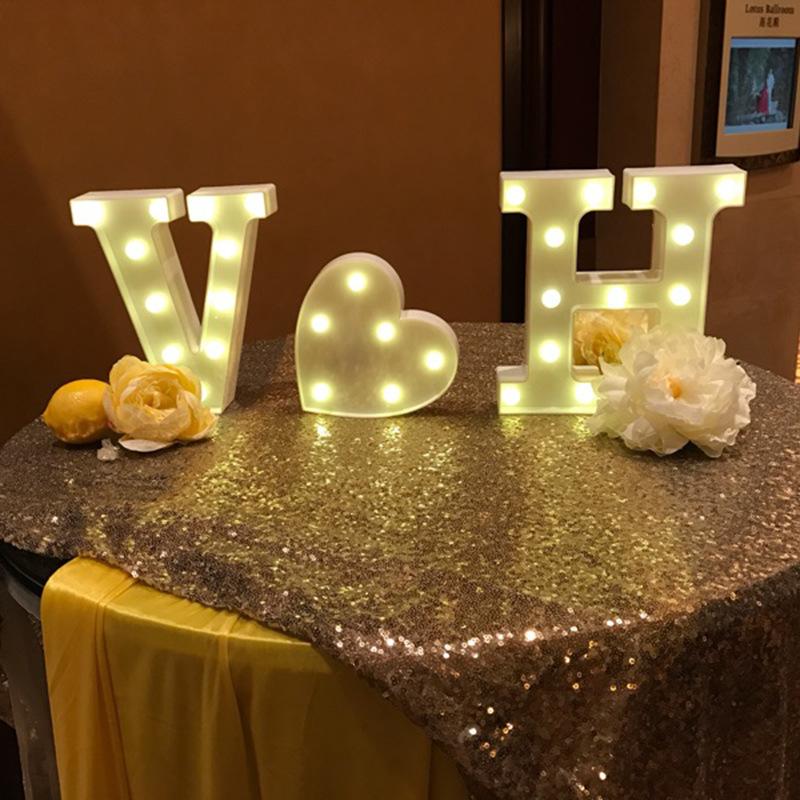 Decorative Lit Letters