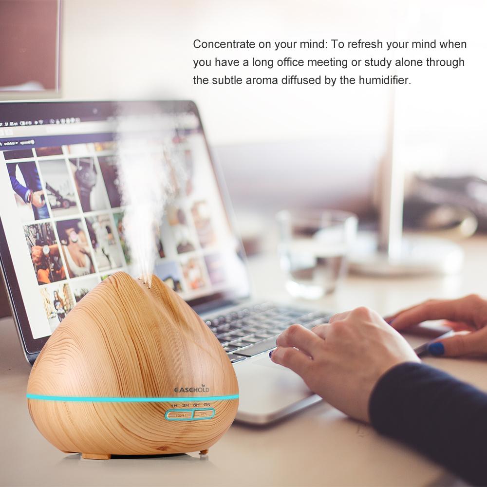 Cool Mist Ultrasonic Aroma Essential Oil Diffuser