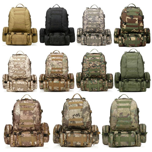 Large 50L Tactical Military Style Outdoor camping/hiking/trekking Backpack