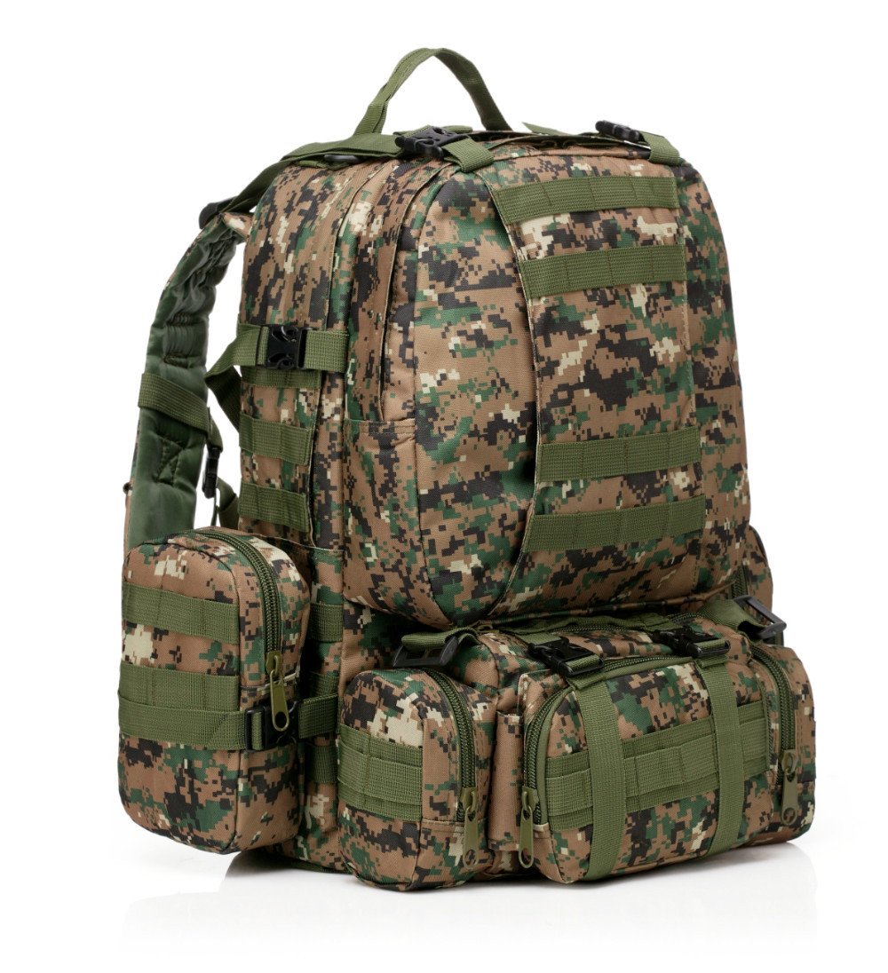 Large 50L Tactical Military Style Outdoor camping/hiking/trekking Backpack