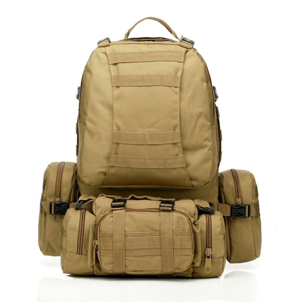 Large 50L Tactical Military Style Outdoor camping/hiking/trekking Backpack