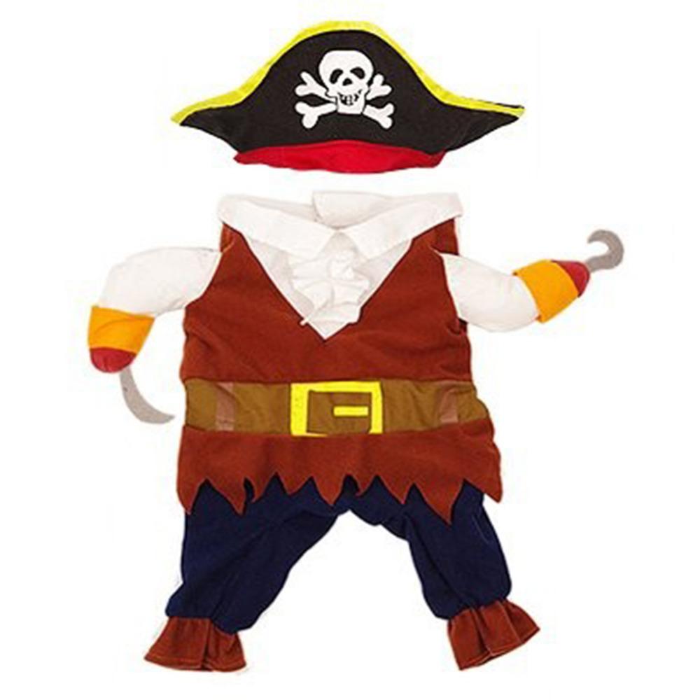 Funny Pirate Suit For Cats Costume