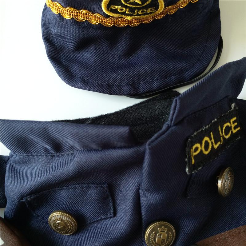 Funny Policeman Cat Jeans Cloth Costume