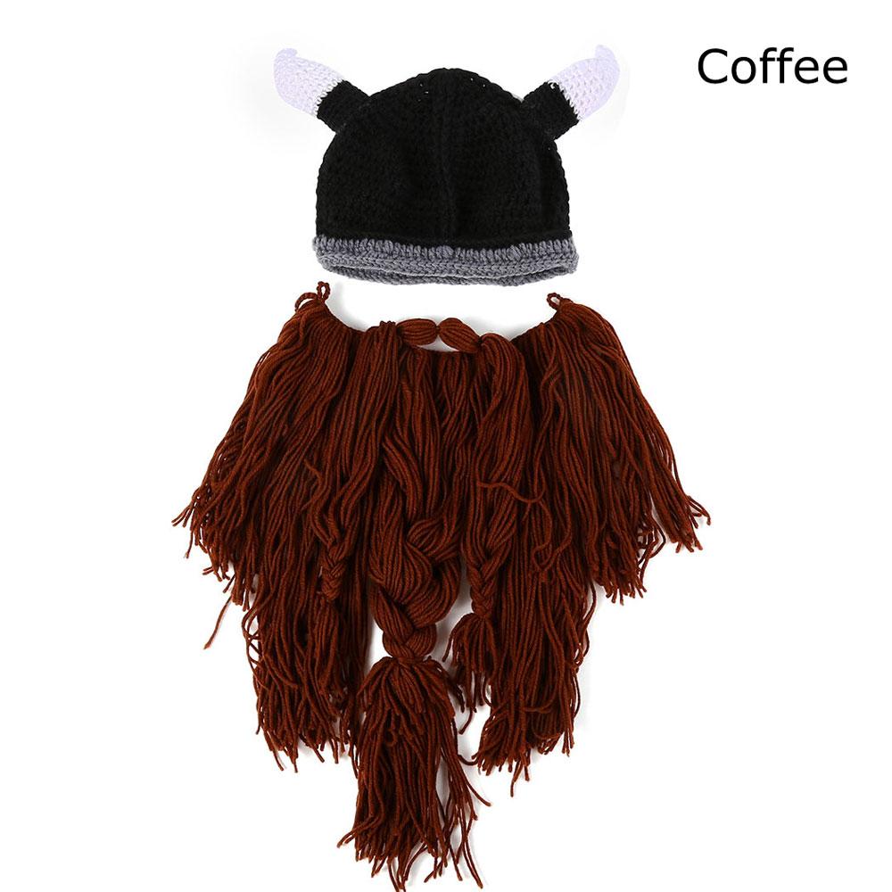 Barbarian Vikings Beard Knitted Beanie