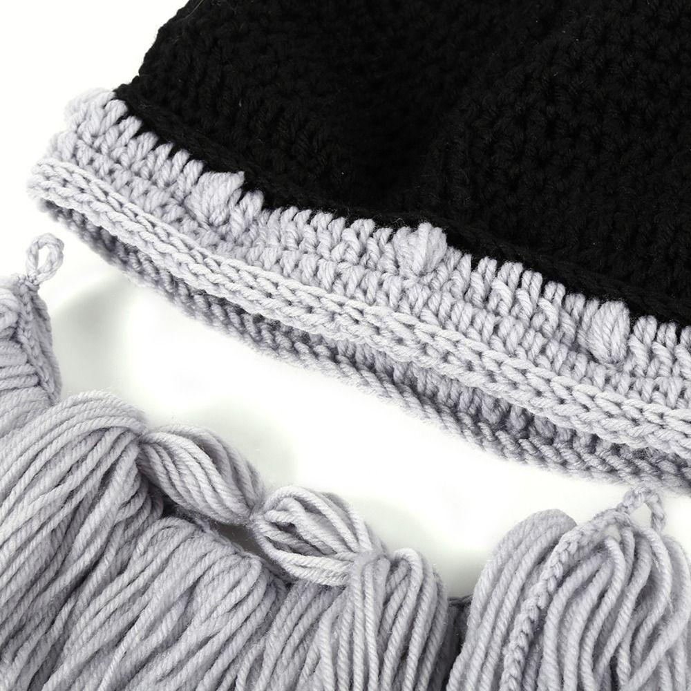 Barbarian Vikings Beard Knitted Beanie