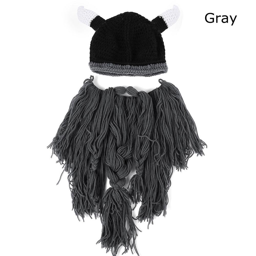Barbarian Vikings Beard Knitted Beanie