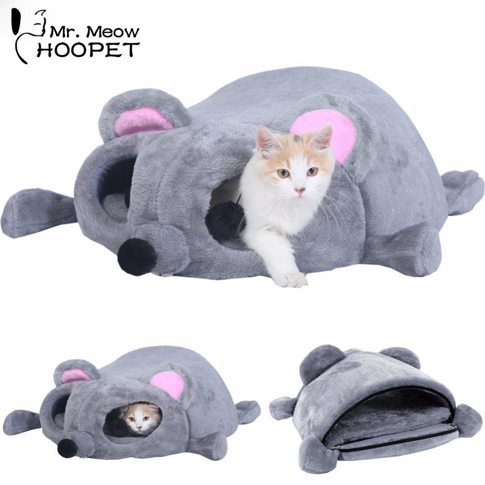 Mouse Shaped Small Dogs Cats Bed Warming House
