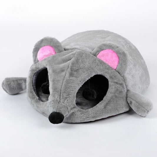 Mouse Shaped Small Dogs Cats Bed Warming House