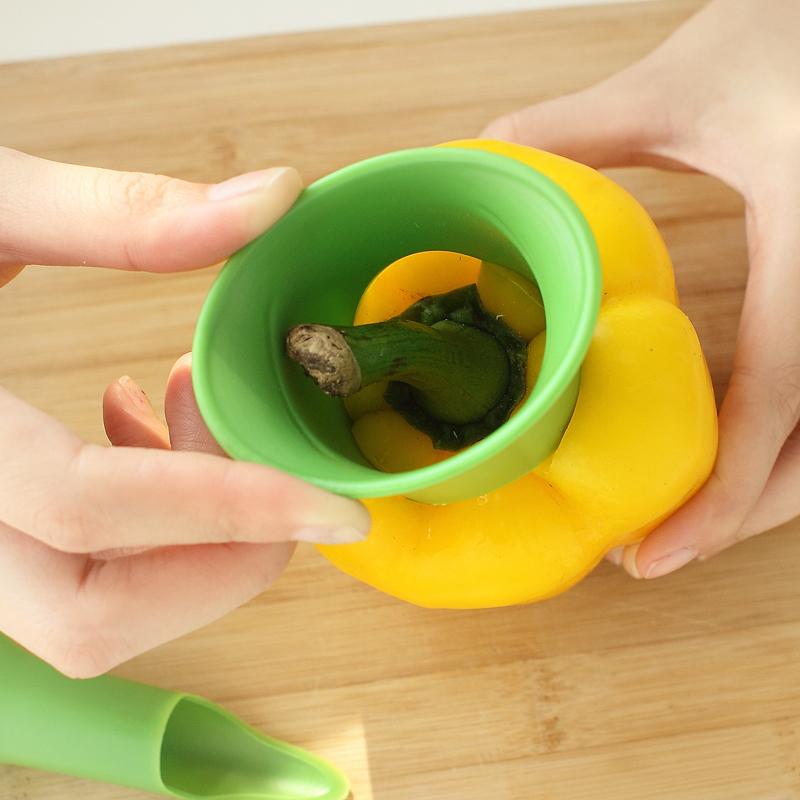 Pepper Chilli Jalapeno Tomato Vegetable Corer Slicer