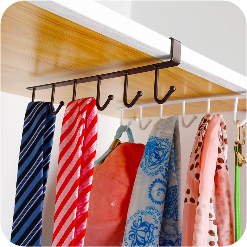 Kitchen Storage Rack Cupboard Hanging Hooks
