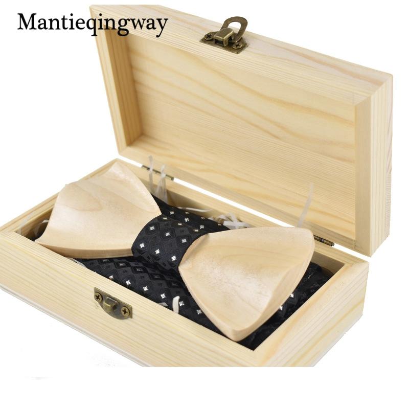 Novelty Three-Dimensional Wood Bow Tie