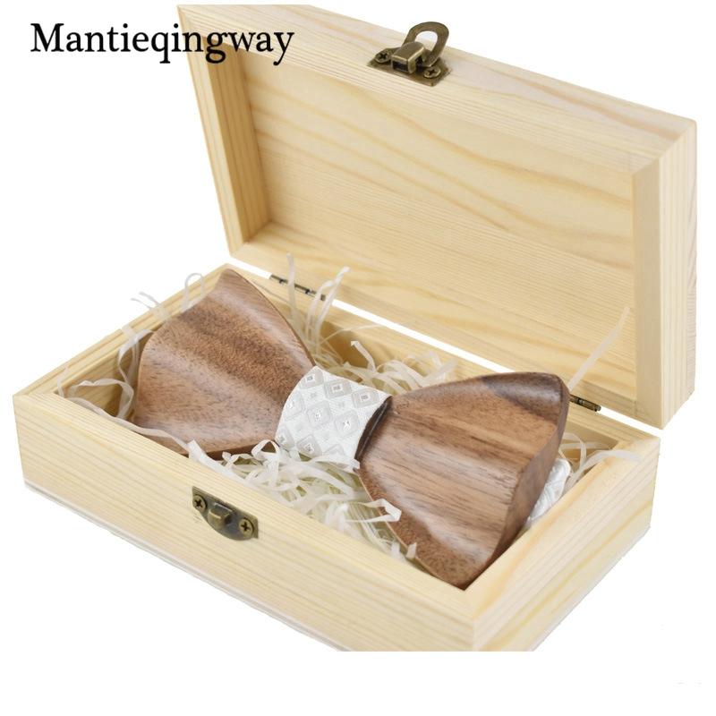 Novelty Three-Dimensional Wood Bow Tie