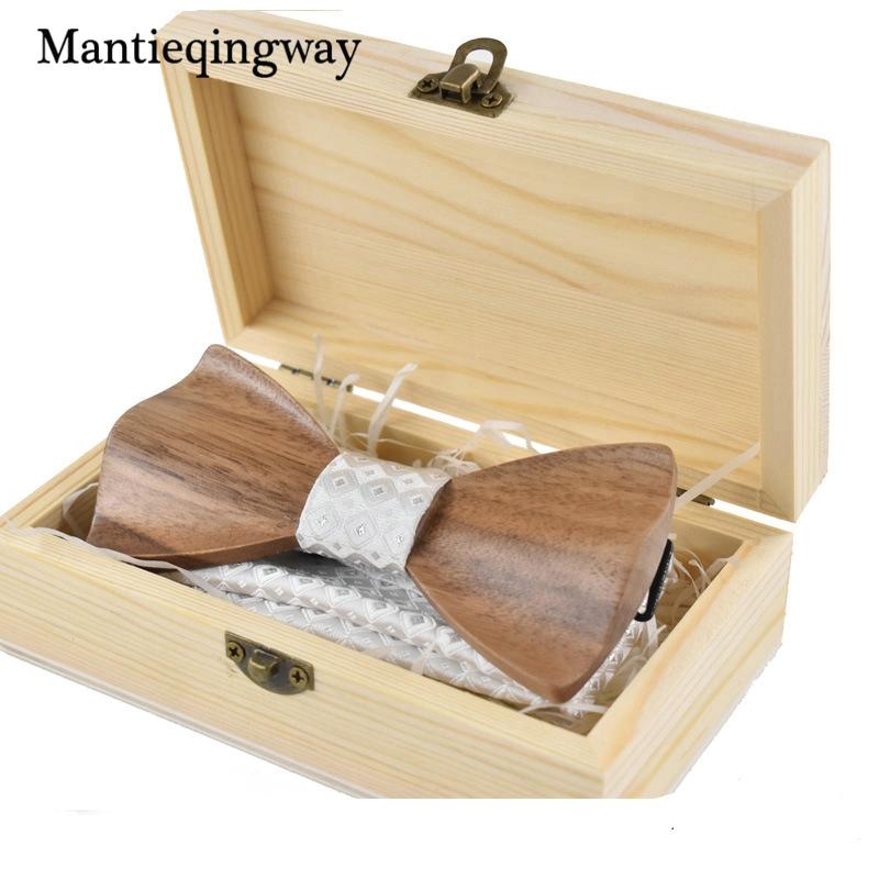 Novelty Three-Dimensional Wood Bow Tie