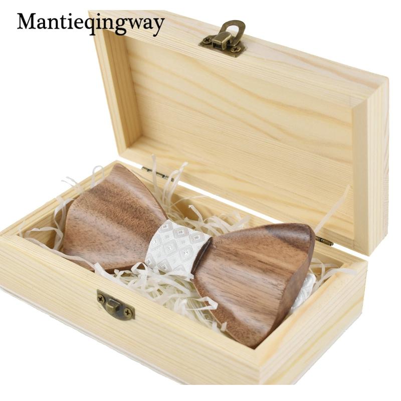 Novelty Three-Dimensional Wood Bow Tie