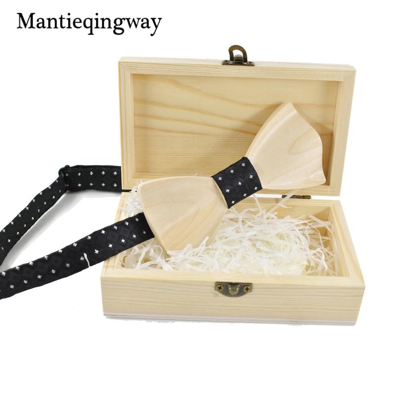Novelty Three-Dimensional Wood Bow Tie