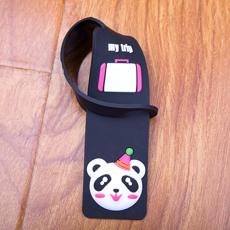 Kids Suitcase Reusable Straps Cartoon Tags