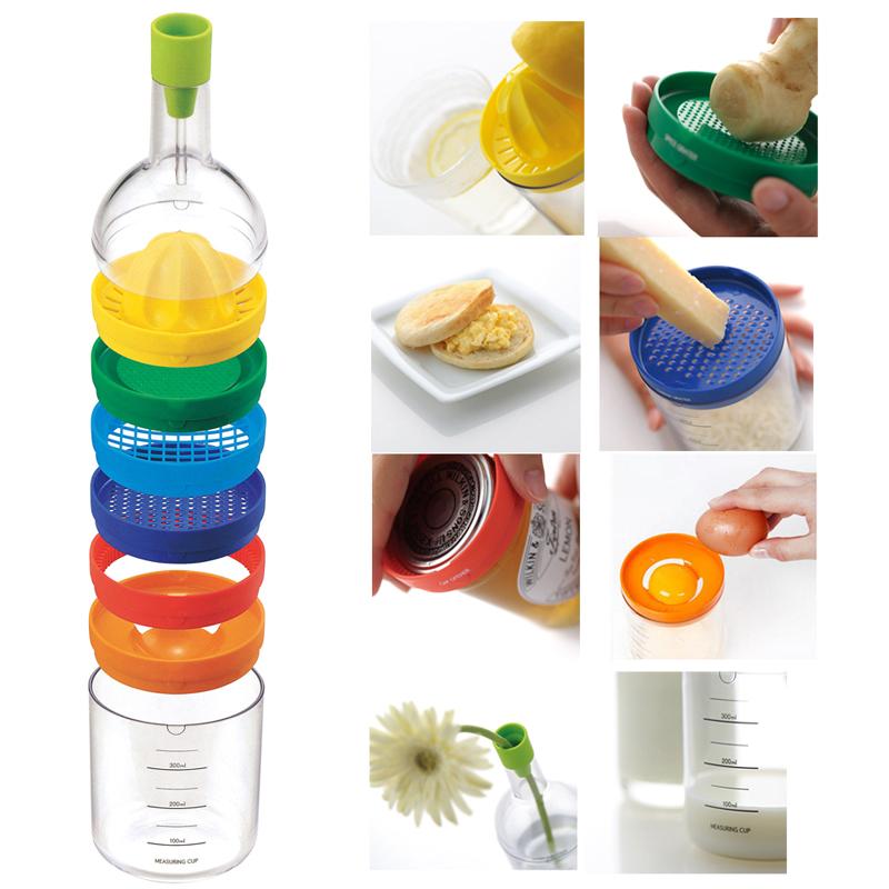 Multi Functional 8 in 1 Kitchen Tool Set Bottle