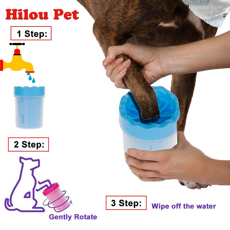 Soft Silicone Pet Paws Gently Washer Cup