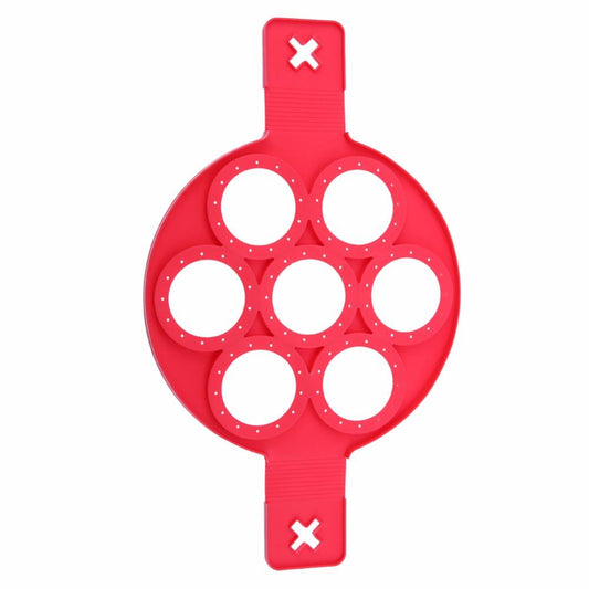 Nonstick 7 Holes Pancake Silicone Egg Ring Maker