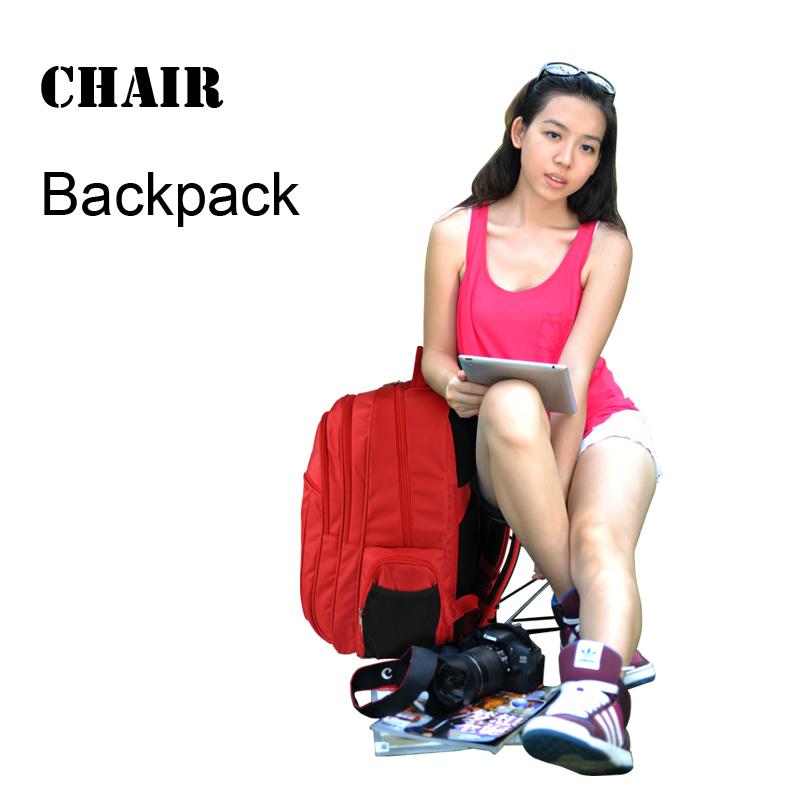 Travel Backpack Bag With Foldable Stool Chair