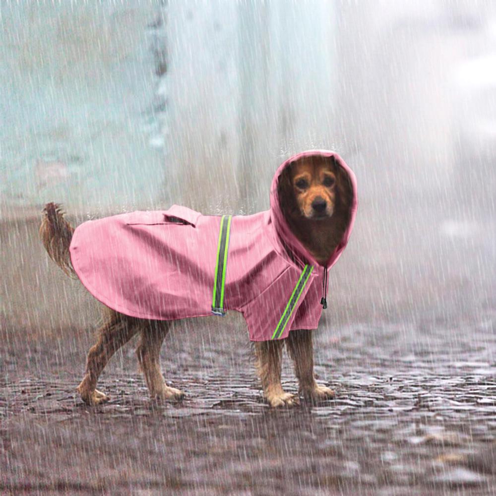 Reflective Waterproof Dogs Raincoat