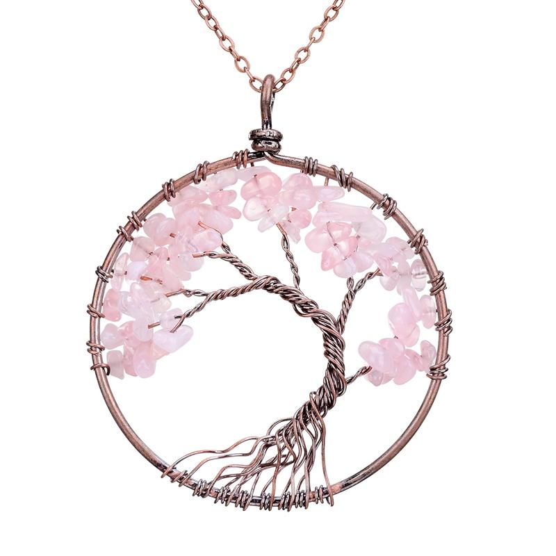 Multi Colored Tree Of Life Necklace